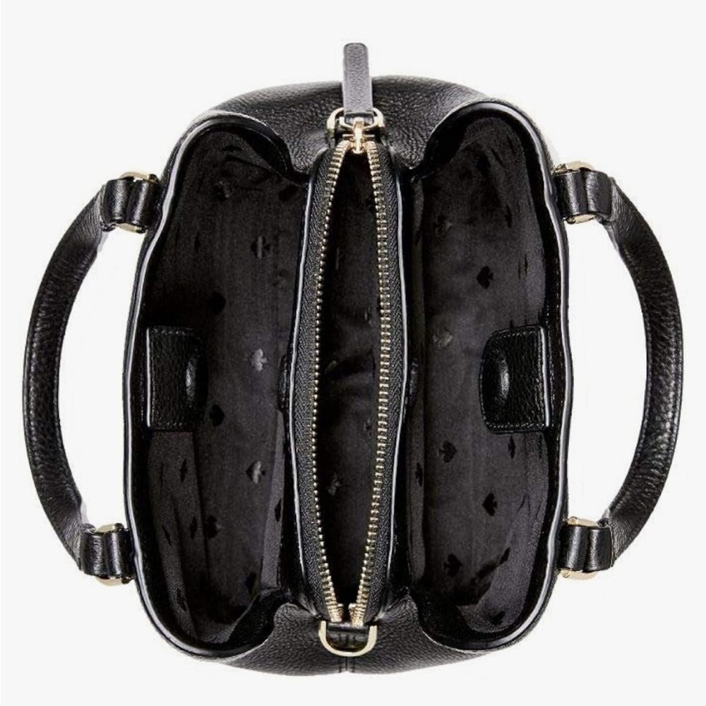 Kate Spade Small Jackson Triple Compartment Satchel Crossbody Bag in Black - Picture 2 of 9